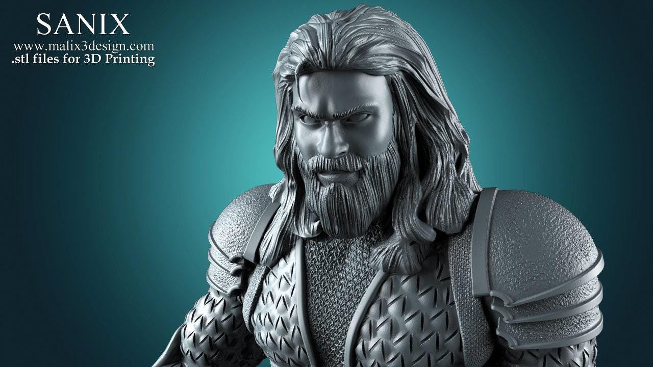 Majestic Aquaman Collectible Statue – Premium DC Comics Justice League Figure & King of Atlantis