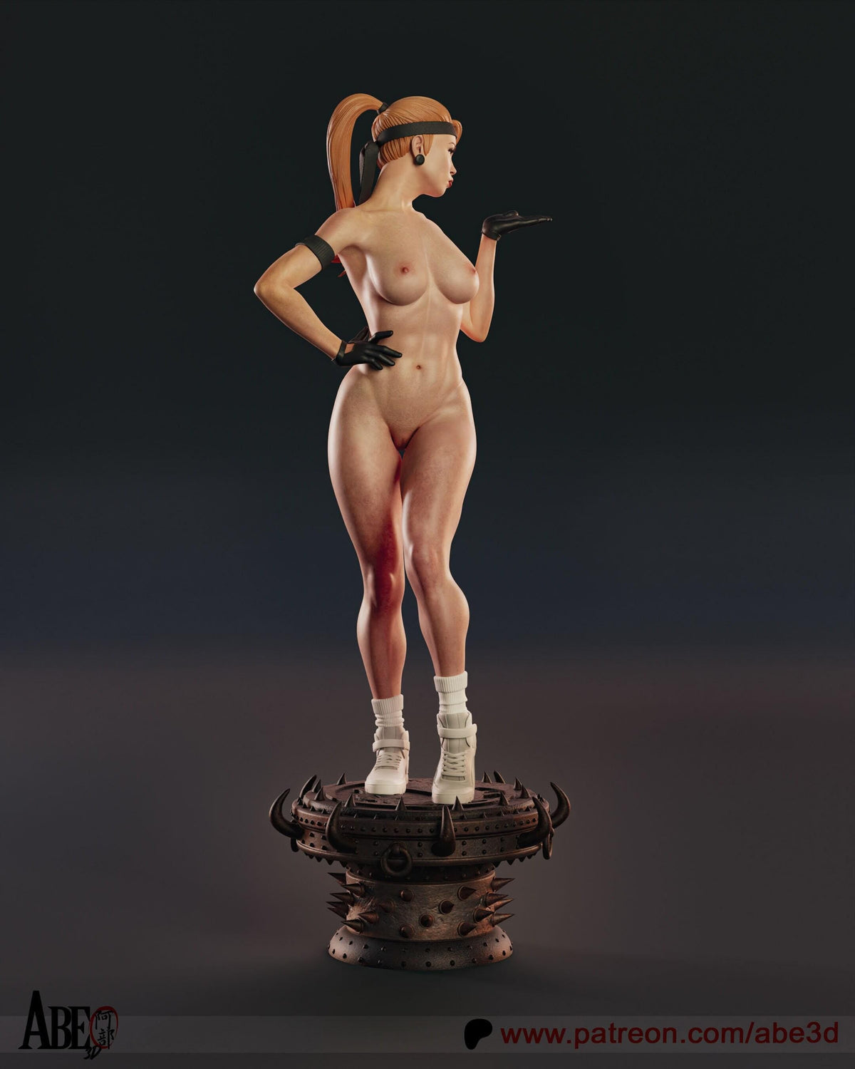 Sonya Blade NSFW 3D Printed Statue – Mature Special Forces Resin Collectible, Made to Order for Adult Collectors & Fans