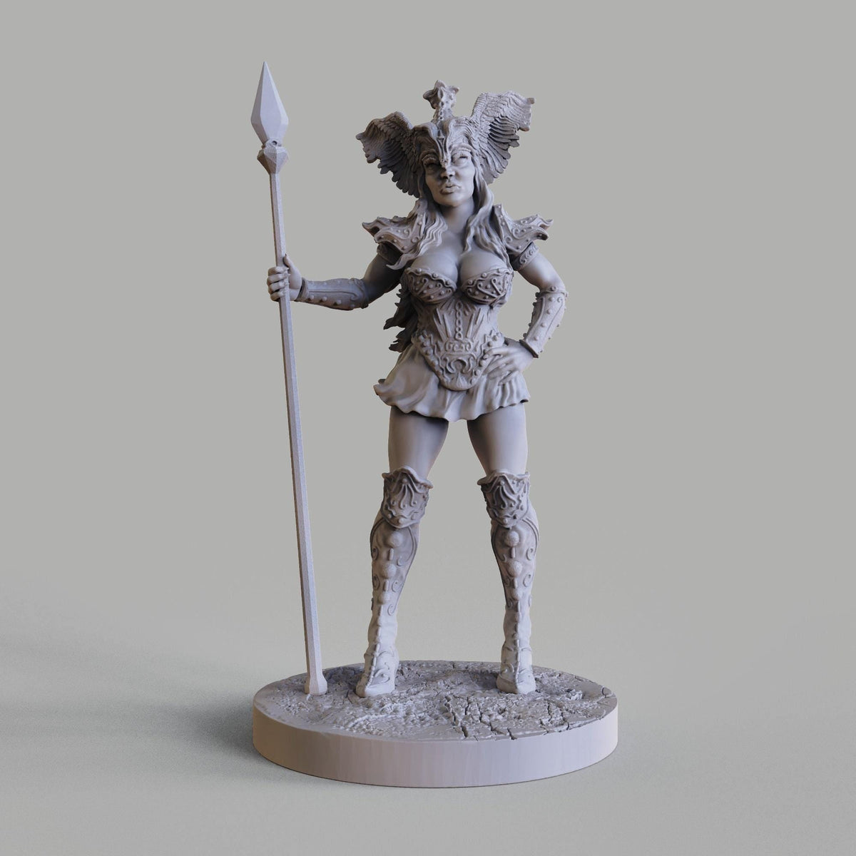Valkyria NSFW 3D Printed Statue – Mature Norse Warrior Maiden Resin Collectible, Made to Order for Adult Collectors
