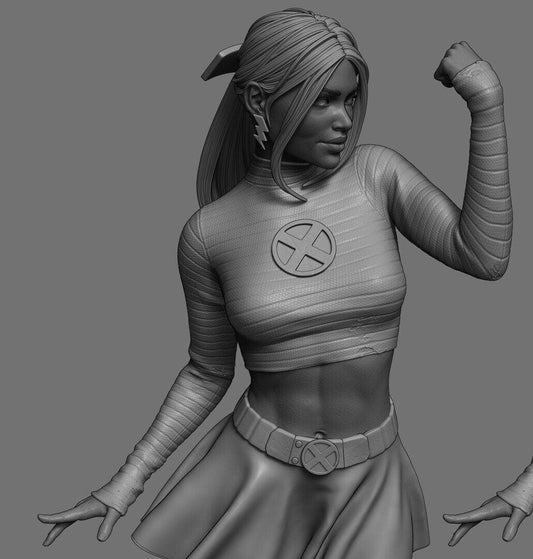Storm X-Men 3D Printed Collectible Statue - Dynamic Ororo Munroe Figure for Marvel & X-Men Fans