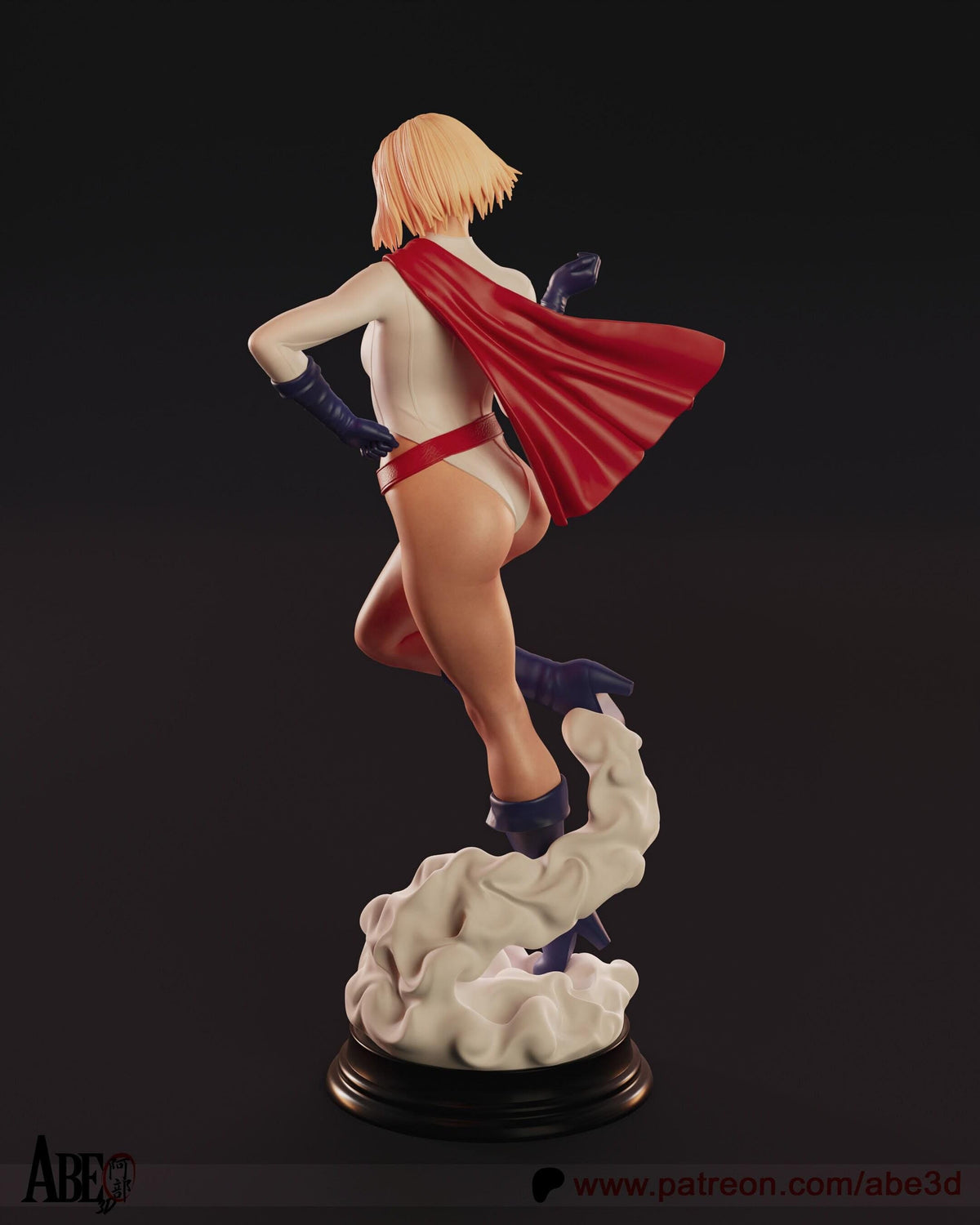Supergirl DC Comics NSFW 3D Printed Statue – Mature Fan Art Resin Collectible, Made to Order for Adult Collectors & Fans