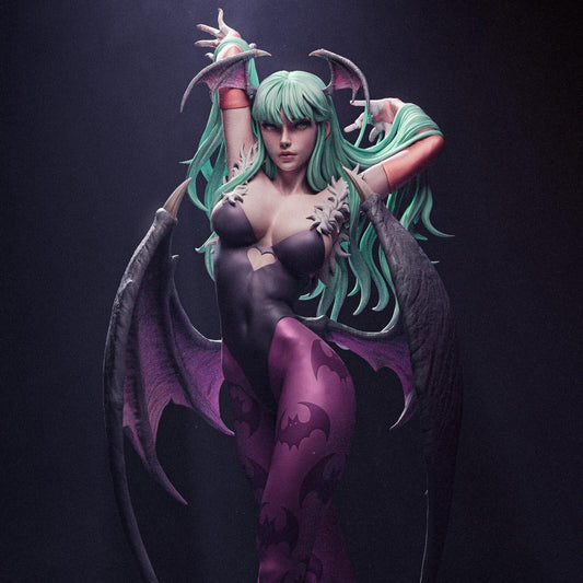 Morrigan Aensland (Darkstalkers) Collectible Resin Statue – Painted or Unpainted Model Kit