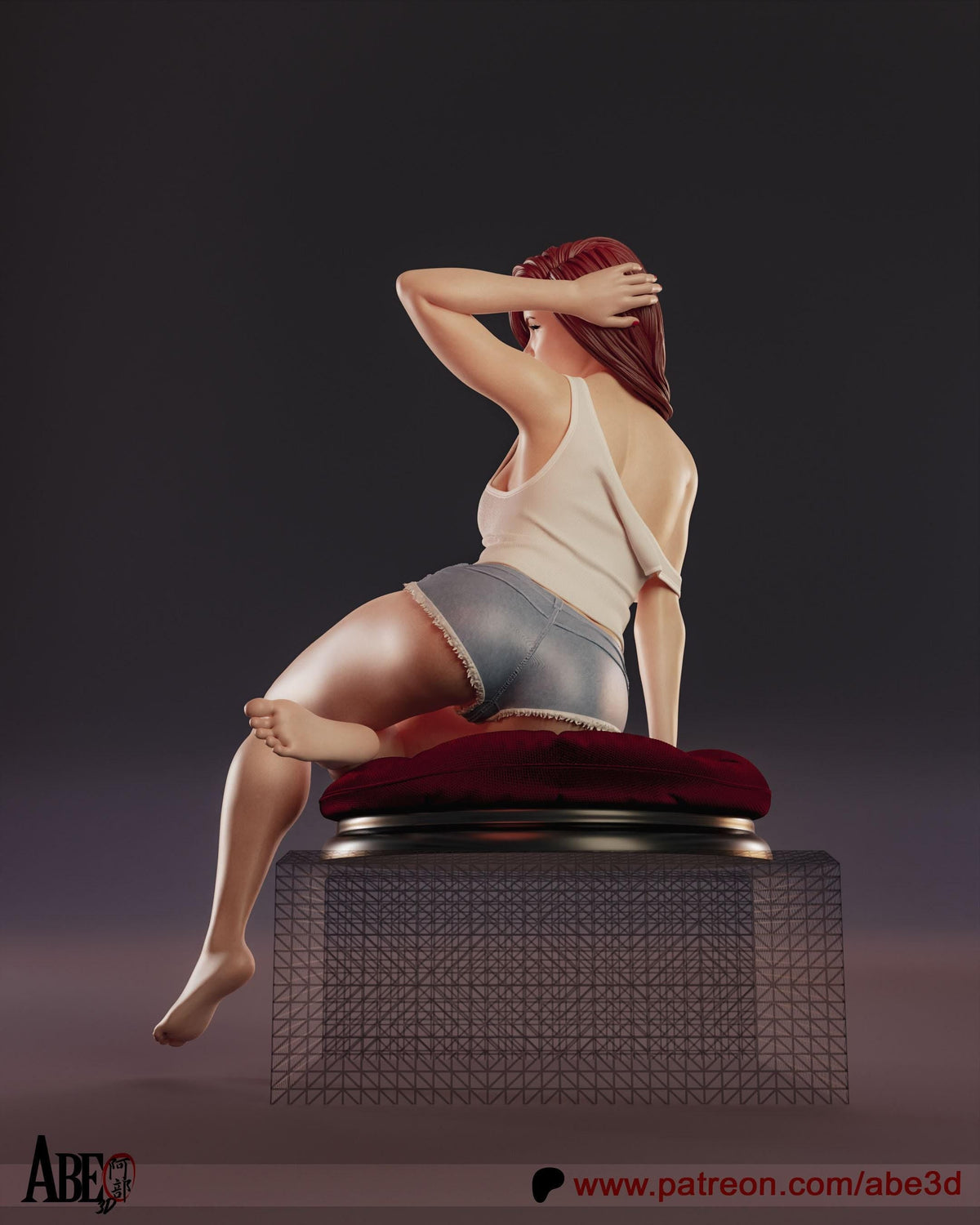 Mary Jane Marvel NSFW 3D Printed Statue – Mature Superhero Icon Resin Collectible, Made to Order for Adult Collectors