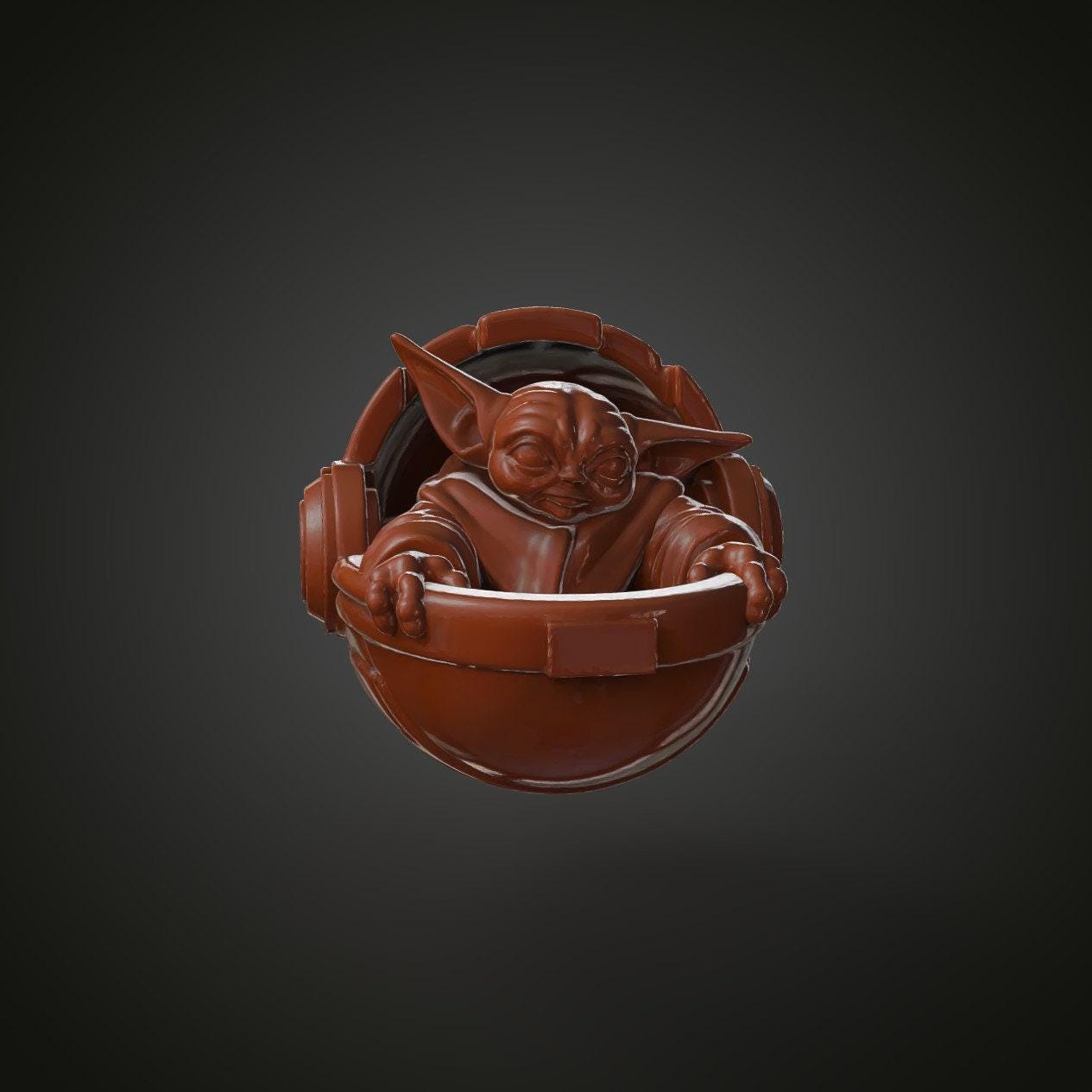 Bounty Hunter with Companion Collectible Fanart Miniature, 3d Print, 3d Printed Miniature