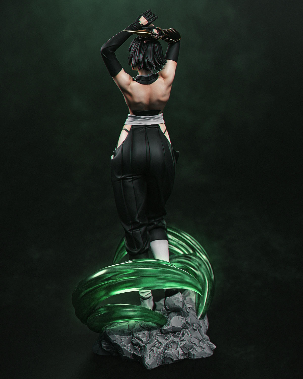 Soi Fon NSFW 3D Printed Statue – Mature Stealth Captain Resin Collectible, Made to Order for Adult Collectors & Fans