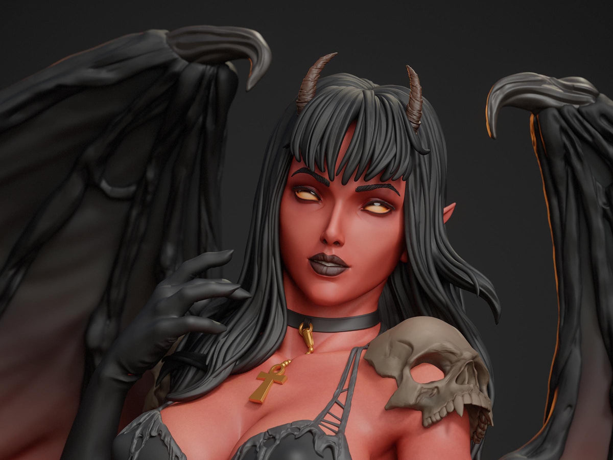 Purgatori NSFW 3D Printed Statue – Mature Vampire Queen Resin Collectible, Made to Order for Adult Collectors & Fans