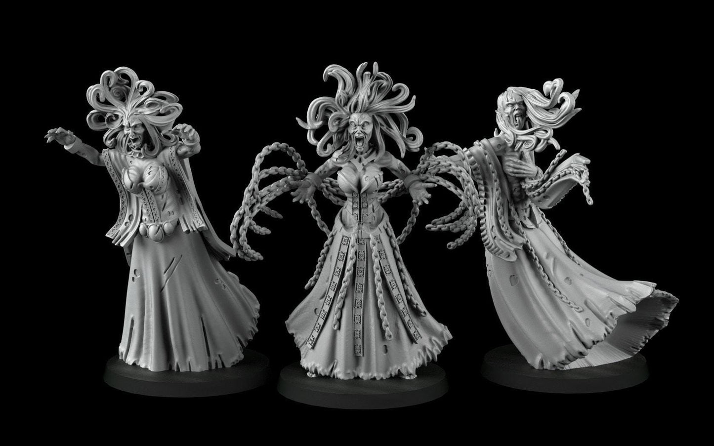 Banshee 3D Print Collectible Resin Miniature dnd Pathfinder ttrpg wargames d20 rpg 35 mm scale