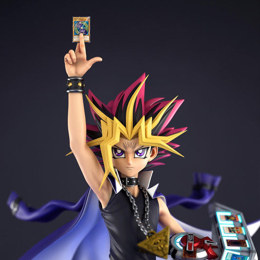 Yugi Muto: Iconic 3D Printed Resin Statue Collectible - Yu-Gi-Oh! Fanart