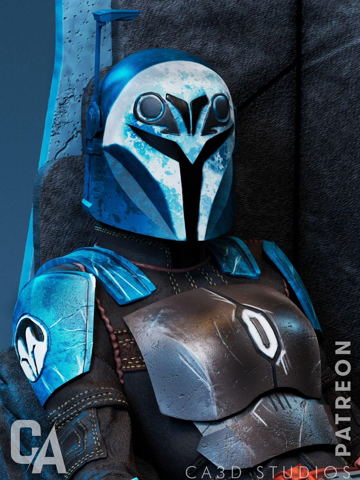 Kryze of Mandalore NSFW 3D Printed Statue – Mature Sci-Fi Resin Collectible, Made to Order for Adult Collectors & Fans