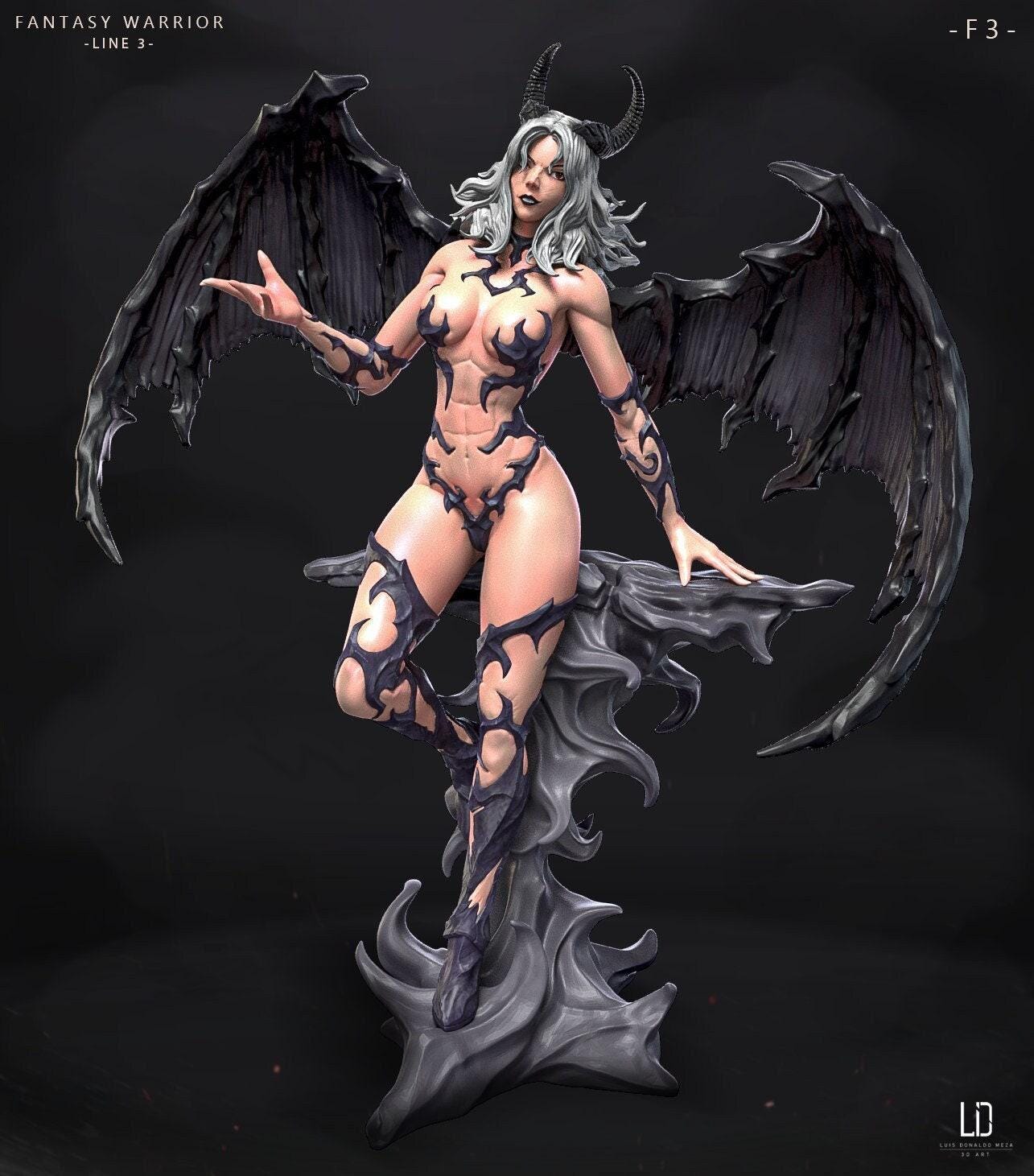 Succubus: Alluring Collectible Miniature Statue - NSFW Fantasy Figure