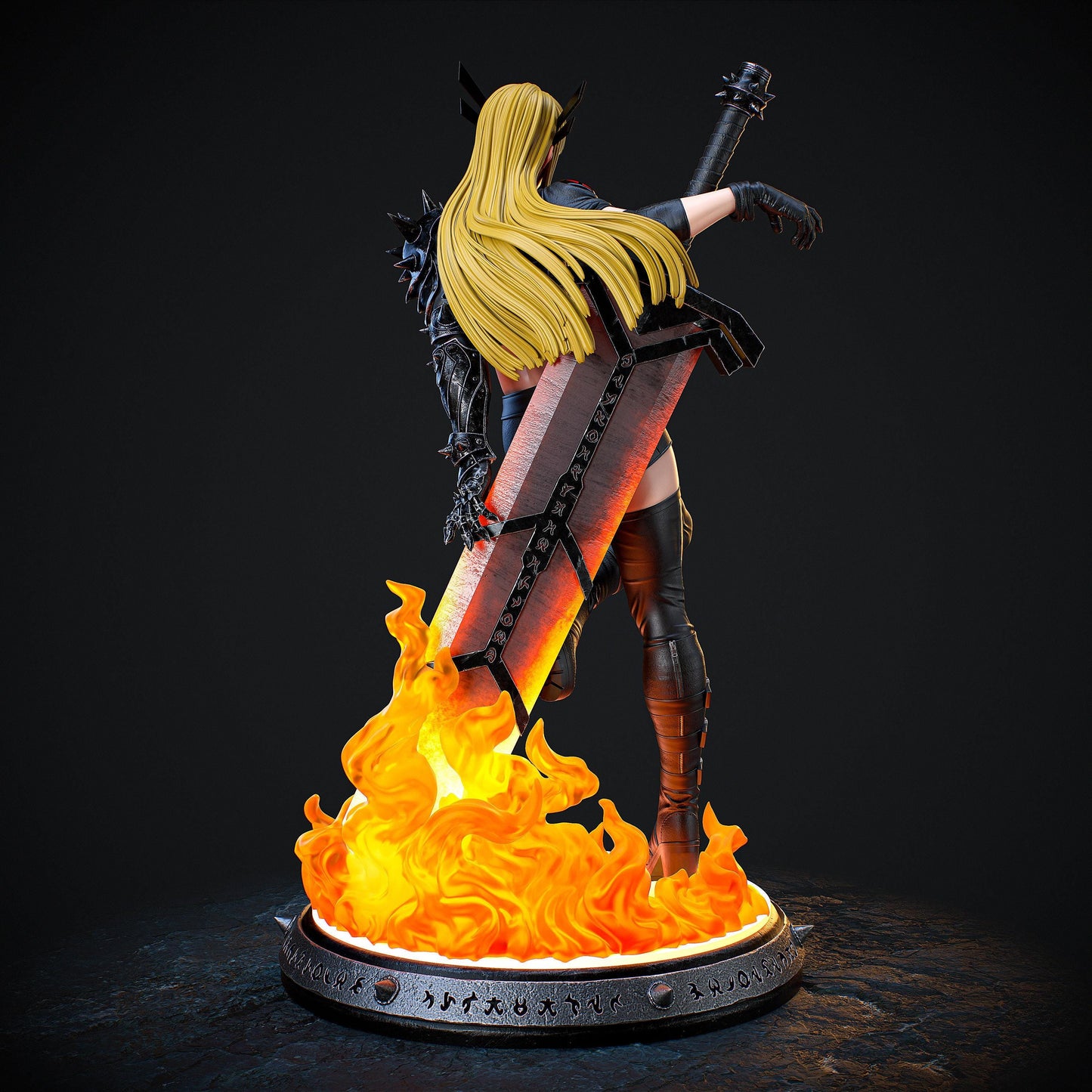 Magik 3D Printed Collectible Miniature Statue: X-Men Heroine Figure