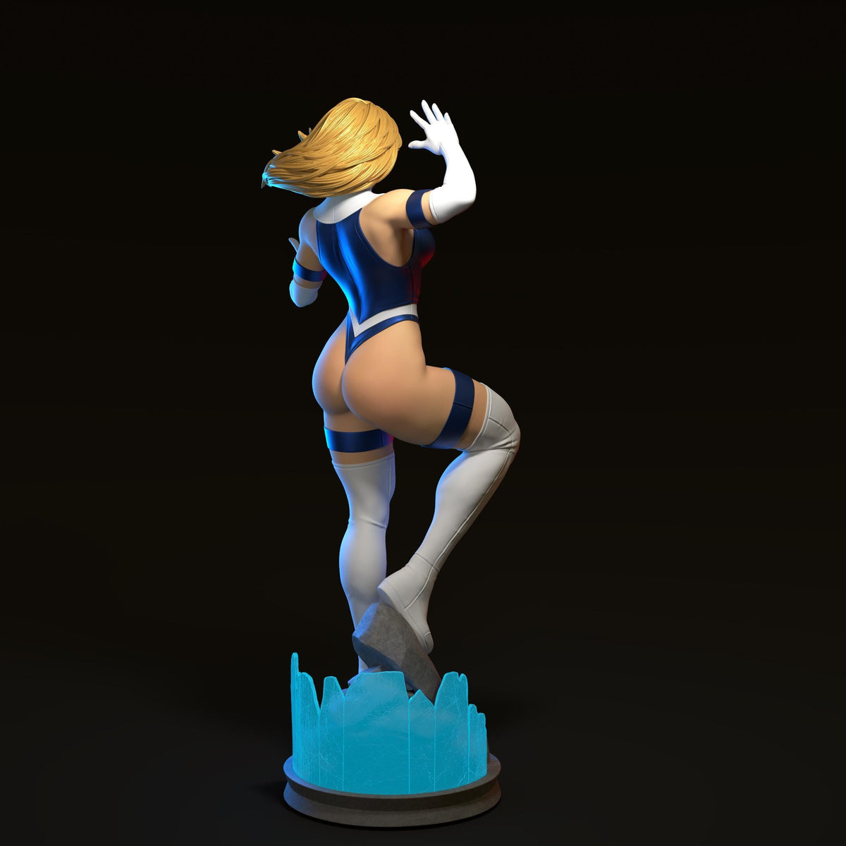 Sue Storm NSFW 3D Printed Statue – Mature Fantastic Four Resin Collectible, Made to Order for Adult Collectors & Fans