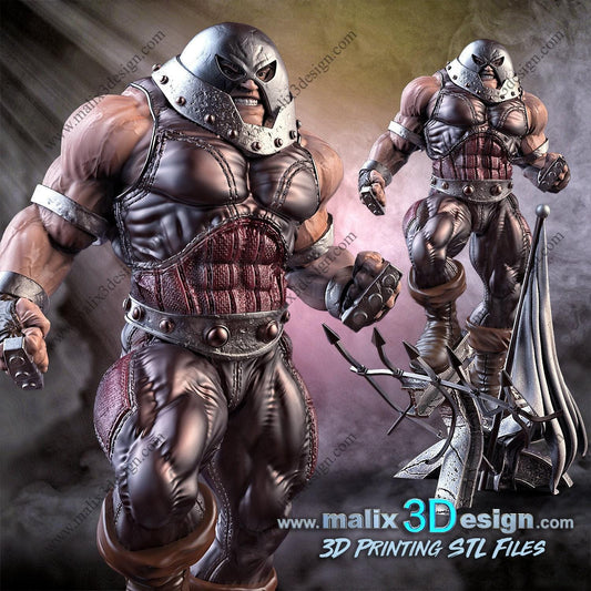 Unstoppable Force: Juggernaut 3D Printed Resin Statue - Epic X-Men Marvel Collectible Figure