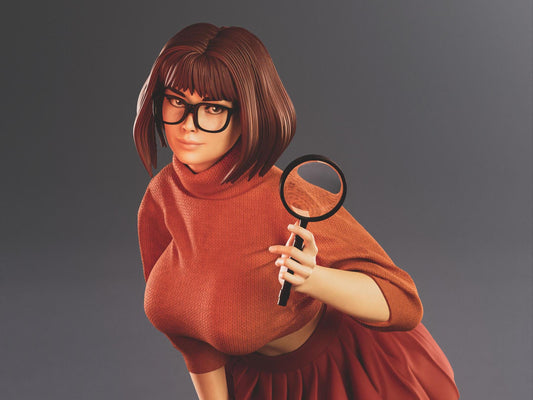 Velma Resin Figure - Hand-Painted & Unpainted Collectible