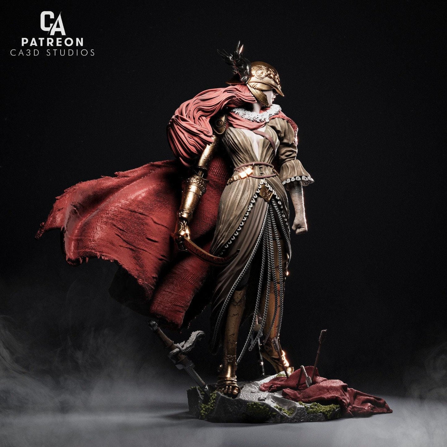 Malenia: 3D-Printed Collectible Statue, Blade of Miquella Figure