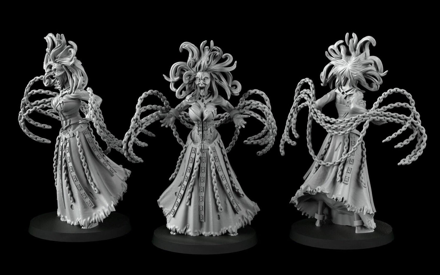 Banshee 3D Print Collectible Resin Miniature dnd Pathfinder ttrpg wargames d20 rpg 35 mm scale