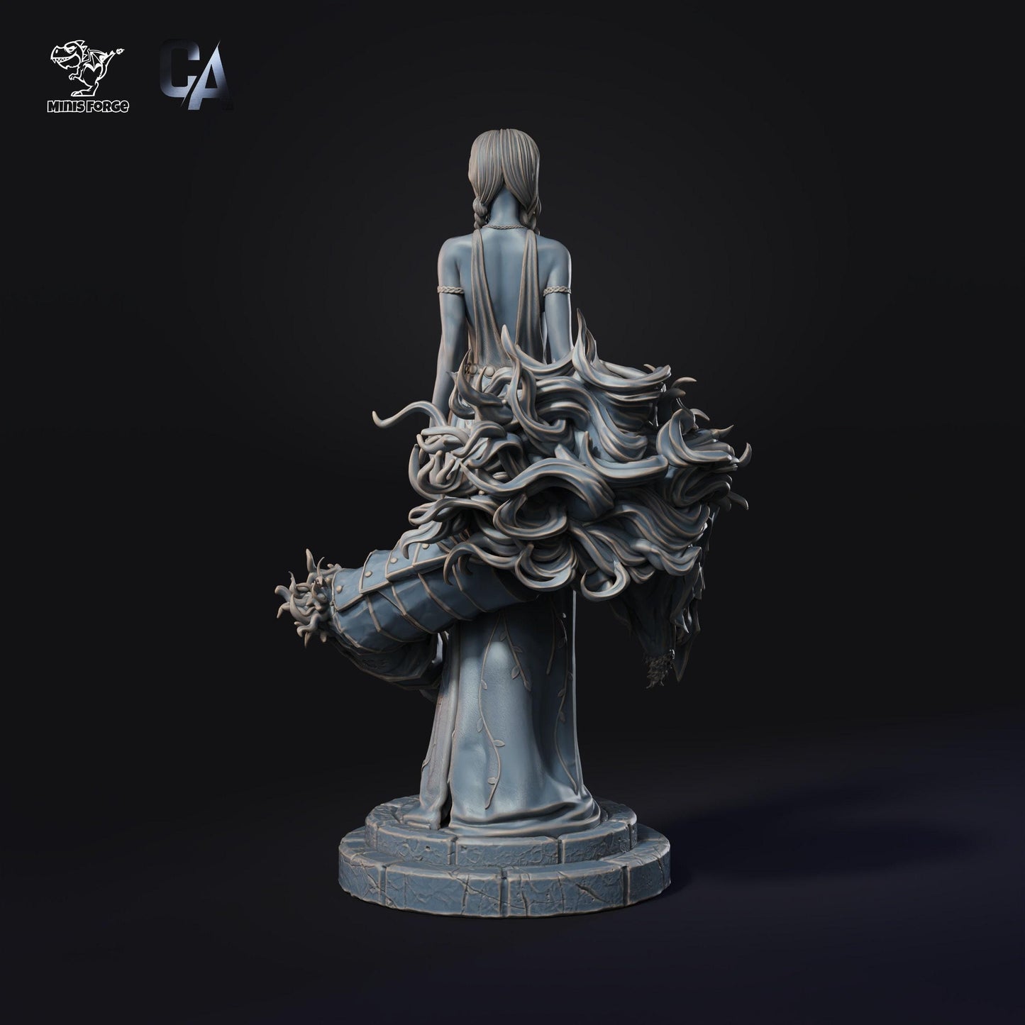 Stunning Marika 3D Printed Statue: Elden Ring Fan Art Collectible - Highly Detailed Queen Marika Figure for Gamers