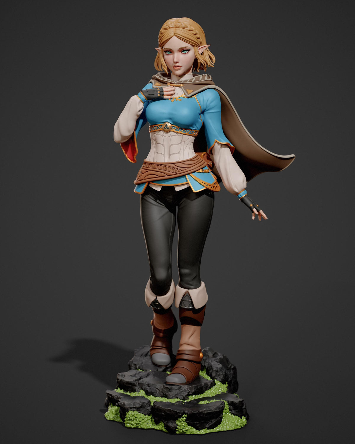 Princess Zelda NSFW 3D Printed Statue – Mature Hyrule Royalty Resin Collectible, Made to Order for Adult Collectors