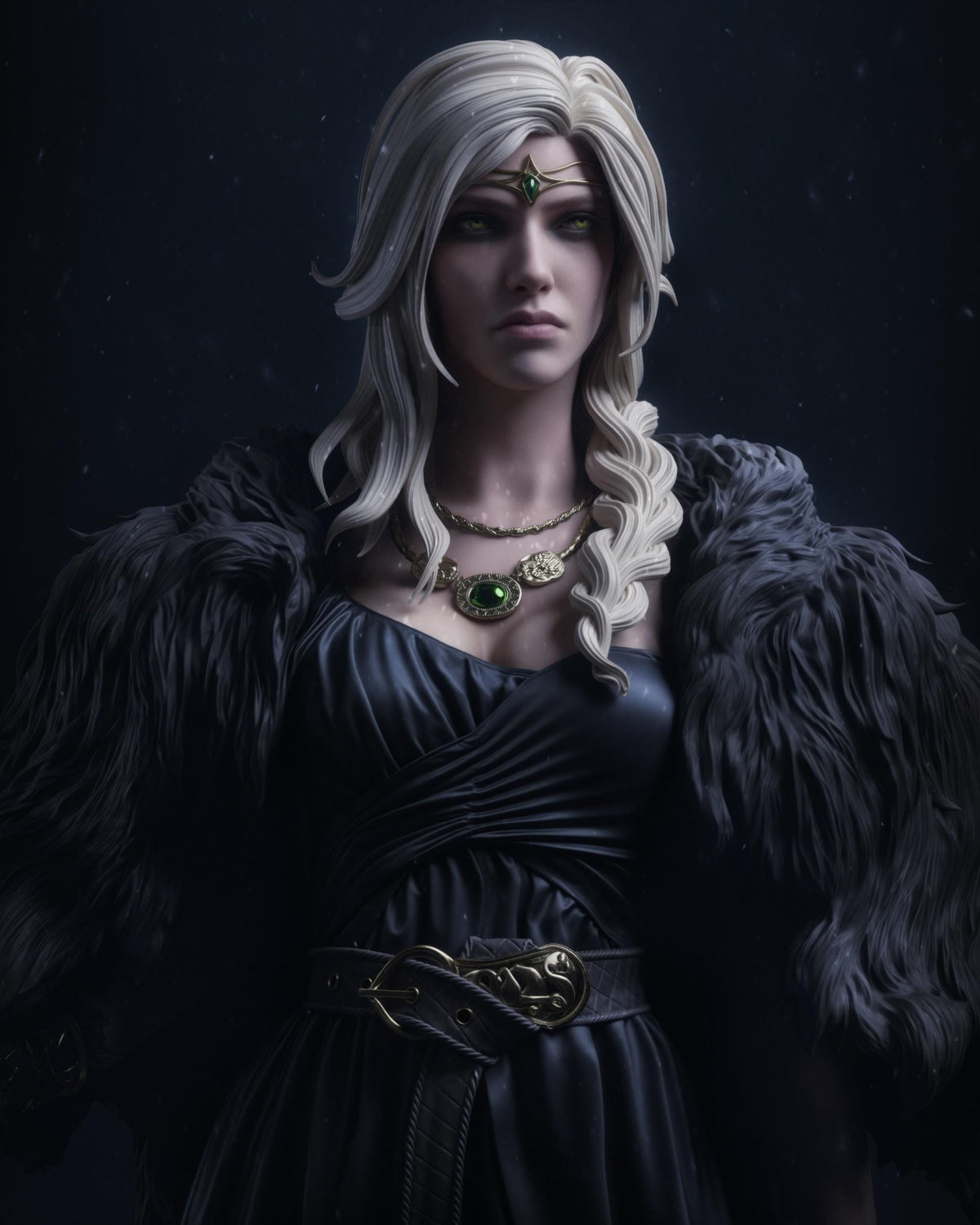 Freja Norse Goddess NSFW 3D Printed Statue – Mature Mythology Resin Collectible, Made to Order for Adult Collectors