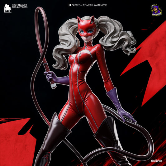 a woman in a cat suit holding a whip