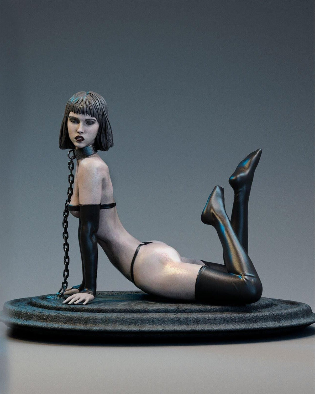Luis Royo Prohibited NSFW 3D Printed Statue – Mature Dark Fantasy Resin Collectible, Made to Order for Adult Collectors