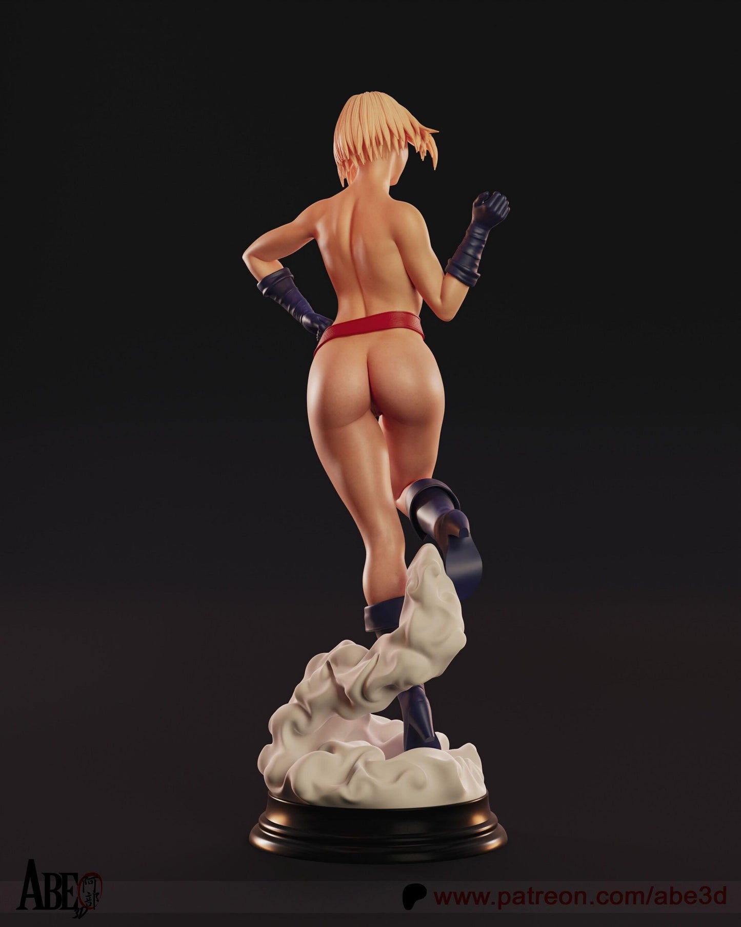 Supergirl: Dynamic 3D Printed Statue - NSFW DC Comics Fanart
