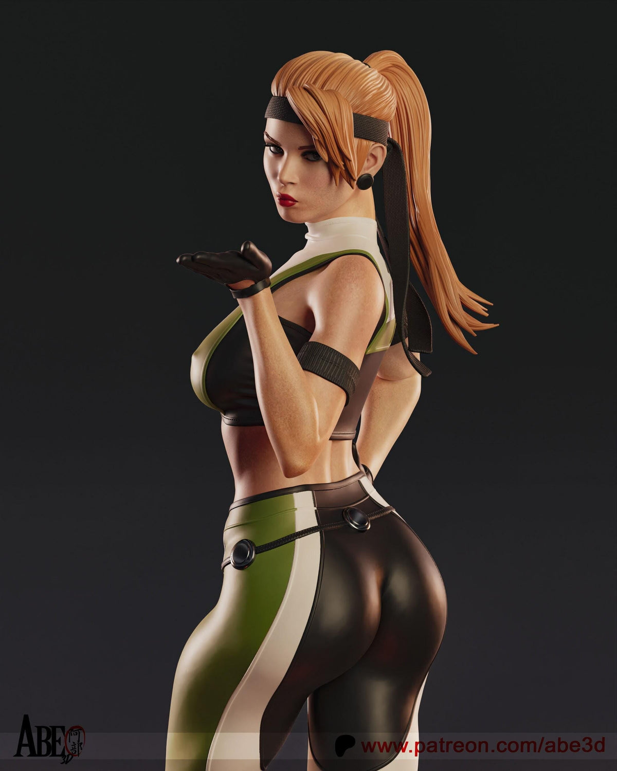 Sonya Blade NSFW 3D Printed Statue – Mature Special Forces Resin Collectible, Made to Order for Adult Collectors & Fans