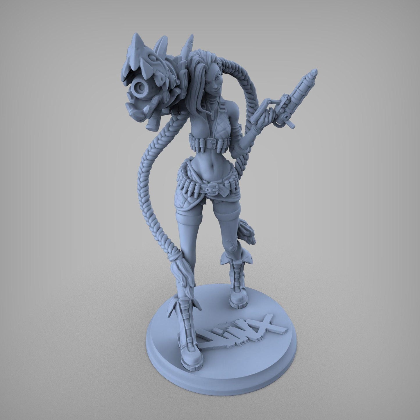 Arcane Jinx 3d printed statue Collectible Miniature figure gift idea nsfw pin up unpainted lol