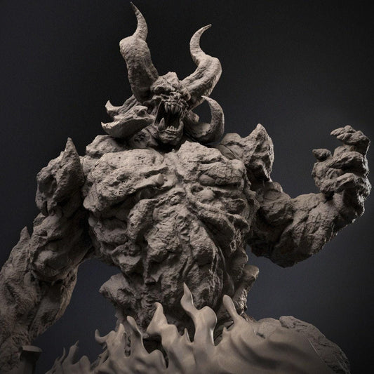 Surtur 3D Printed Collectible Resin Statue: Highly Detailed Norse Mythology Fire Giant Figure for Fans & Collectors