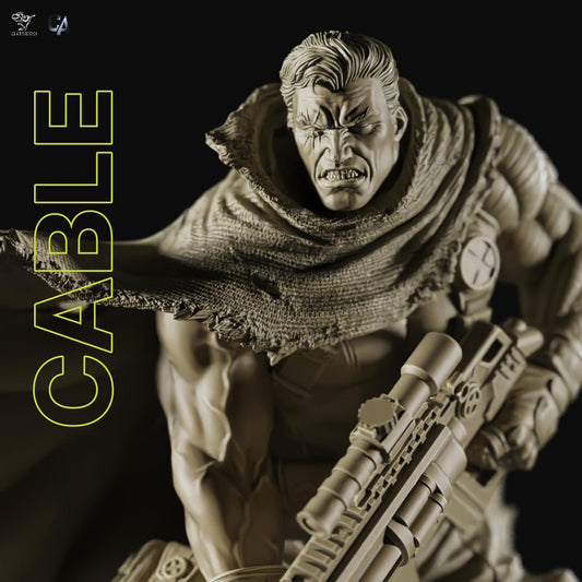 Mighty Cable 3D Print Collectible Figurine – Premium X-Men Marvel Mutant Statue for True Fans