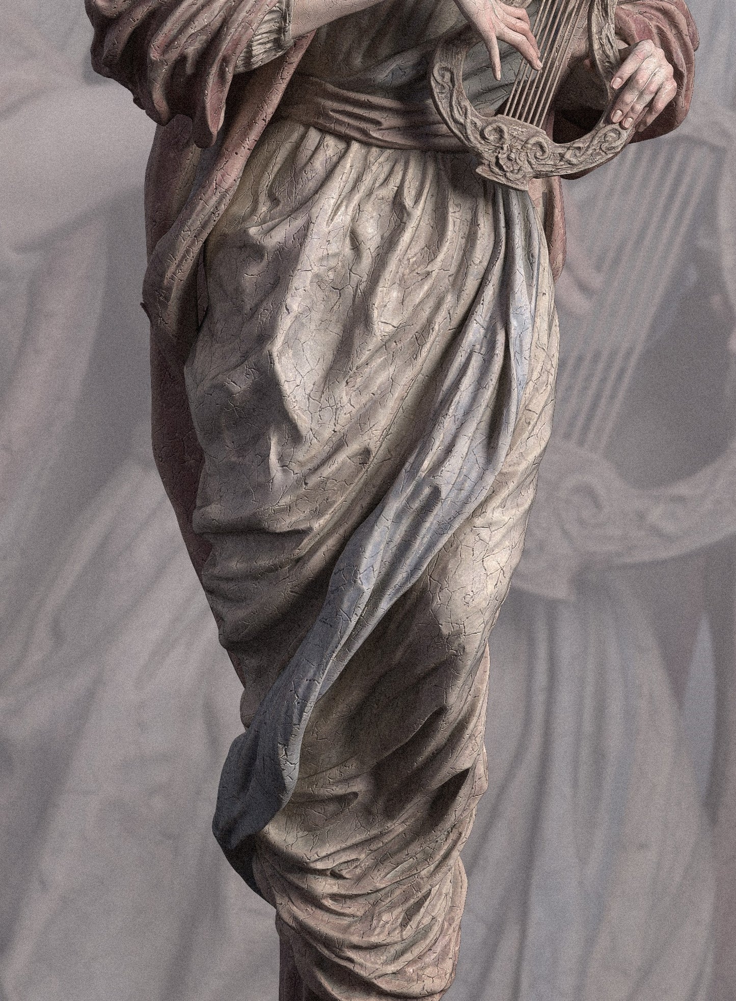 Modern Art & History: Greek Muse 3D Printed Collectible Figure - High-Quality Resin Statue for Art Lovers