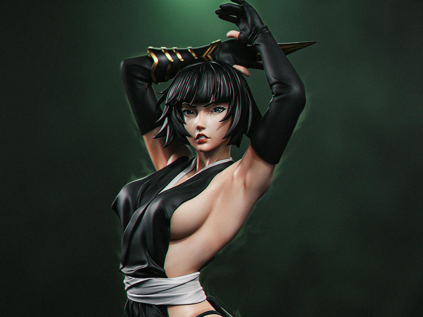 Soi Fon (Bleach) Collectible Resin Statue – Painted or Unpainted NSFW Model Kit for Adult Collectors