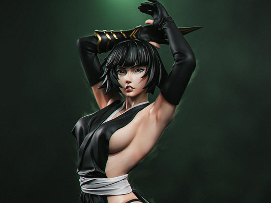 Soi Fon NSFW 3D Printed Statue – Mature Stealth Captain Resin Collectible, Made to Order for Adult Collectors & Fans