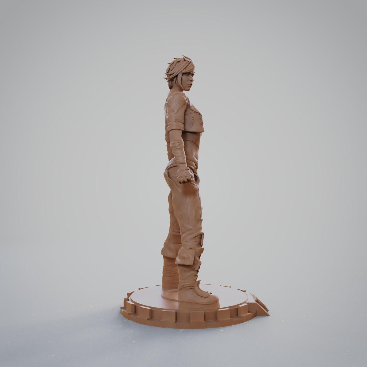 Arcane Vi NSFW 3D Printed Statue – Mature Zaunite Brawler Resin Collectible, Made to Order for Adult Collectors & Fans