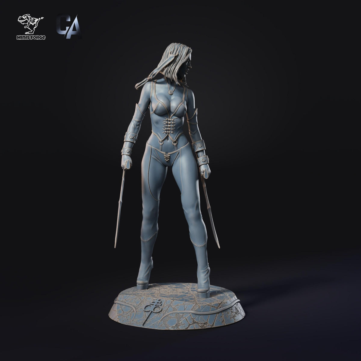 BloodRayne NSFW 3D Printed Statue – Mature Horror Resin Collectible, Made to Order for Adult Collectors and Hobbyists