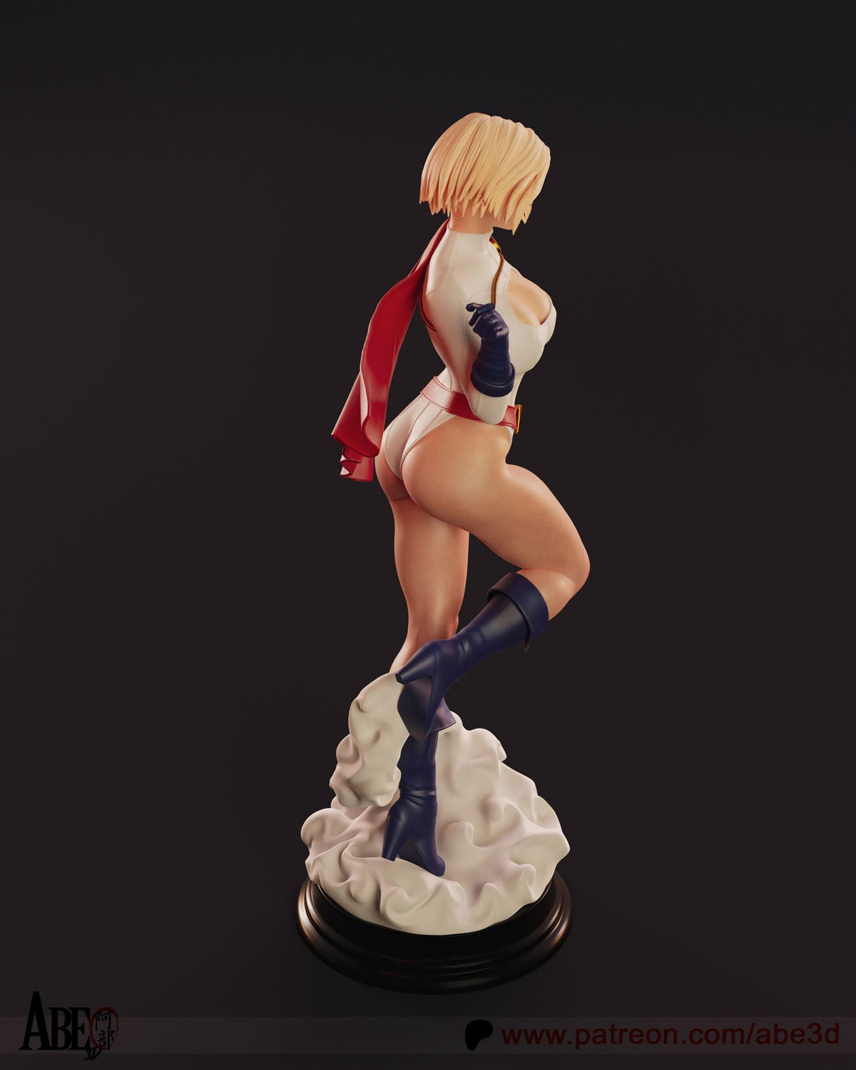 Supergirl DC Comics NSFW 3D Printed Statue – Mature Fan Art Resin Collectible, Made to Order for Adult Collectors & Fans