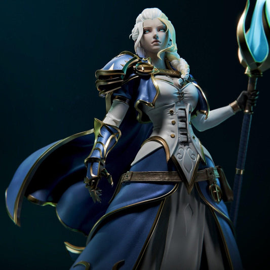 Jaina Proudmoore 3D Printed Collectible Figure | Hand Painted or Unpainted Warcraft Statue