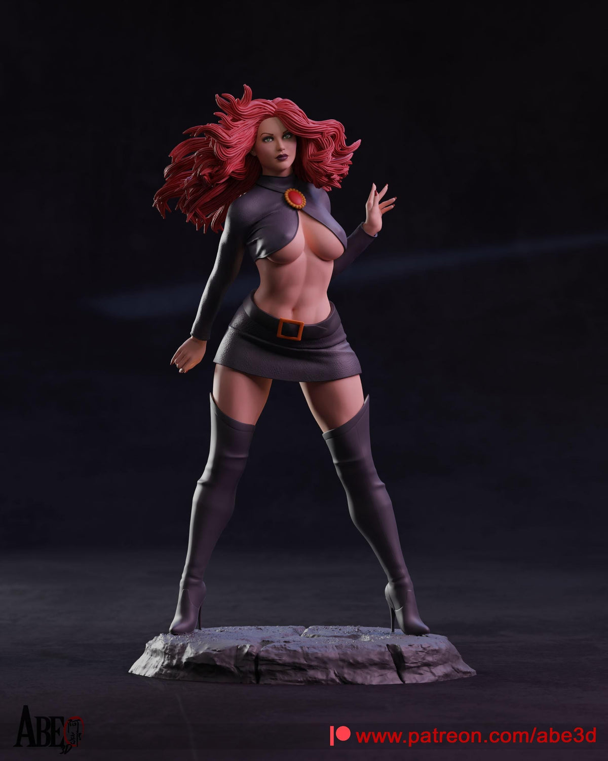 Madelyne Pryor X-Men NSFW 3D Printed Statue – Mature Goblin Queen Resin Collectible, Made to Order for Adult Collectors