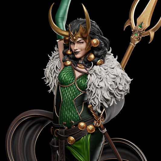 Lady Loki Fanart: Impressive 3D-Printed Collectible Figure - Marvel Villainess