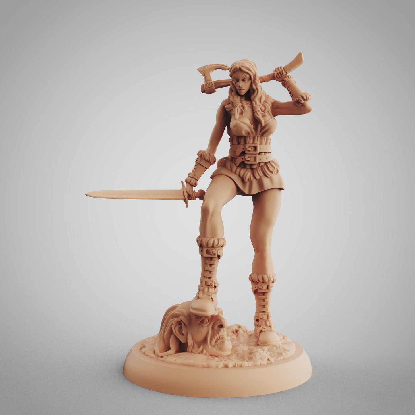Galica the Barbarian Collectible Resin Statue – Painted or Unpainted NSFW Model Kit for Adult Collectors