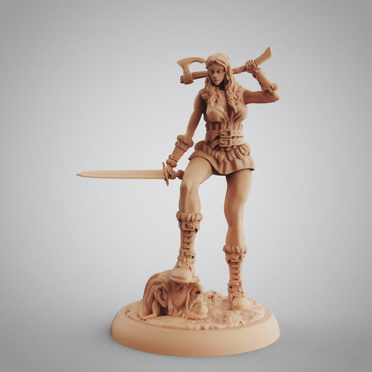 Galica the Barbarian Collectible Resin Statue – Painted or Unpainted NSFW Model Kit for Adult Collectors