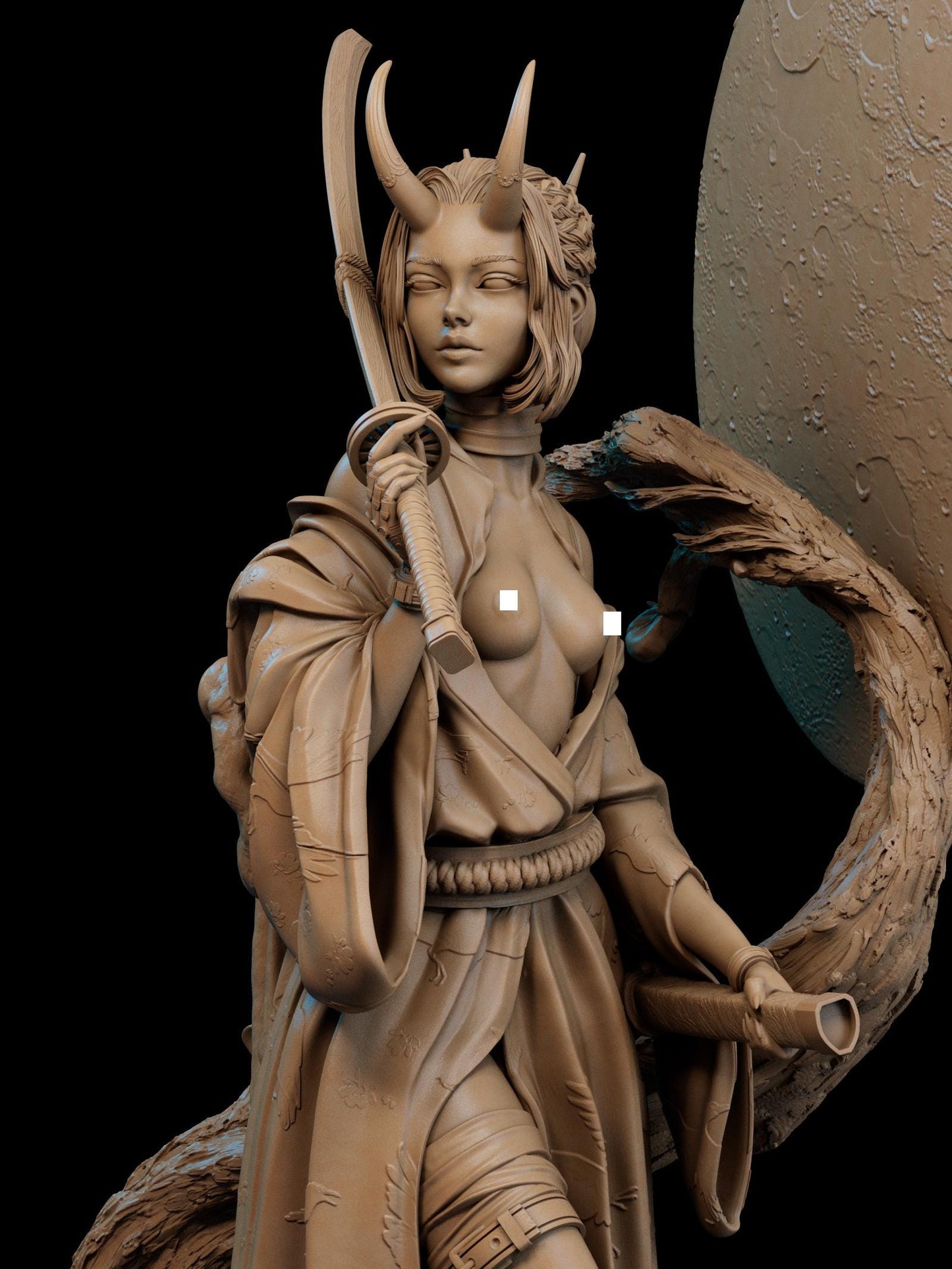 Batman Painted Fanart: Premium 3D Printed Resin Collectible Statue - Hand-Painted Detail