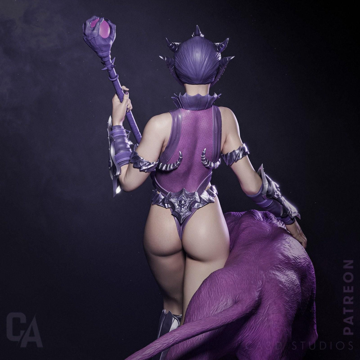 Lyn of Eternia NSFW 3D Printed Statue – Mature Dark Fantasy Resin Collectible, Made to Order for Adult Collectors & Fans