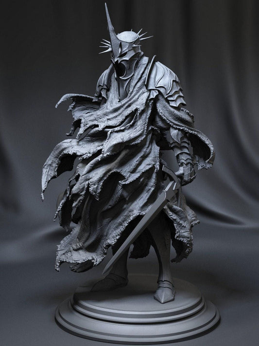 Epic Witch King of Angmar 3D Printed Statue: Lord of the Rings Nazgûl Collectible Fan Art Figure