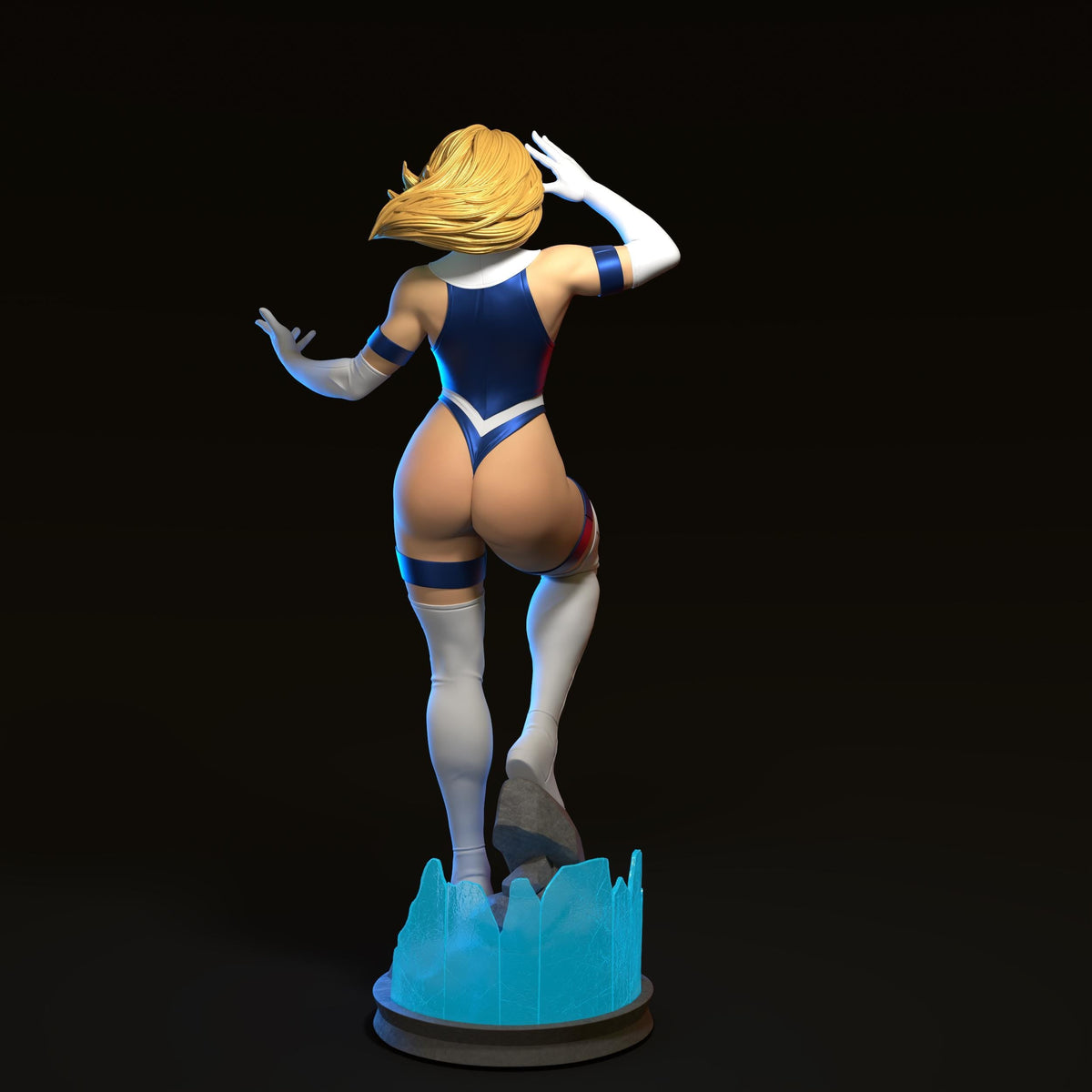 Sue Storm NSFW 3D Printed Statue – Mature Fantastic Four Resin Collectible, Made to Order for Adult Collectors & Fans