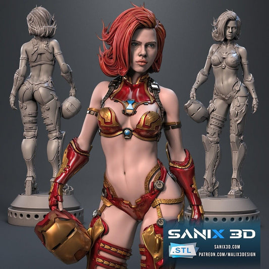 Black Widow Collectible Resin Statue – Painted & Unpainted Marvel Model Kits for Adult Fans