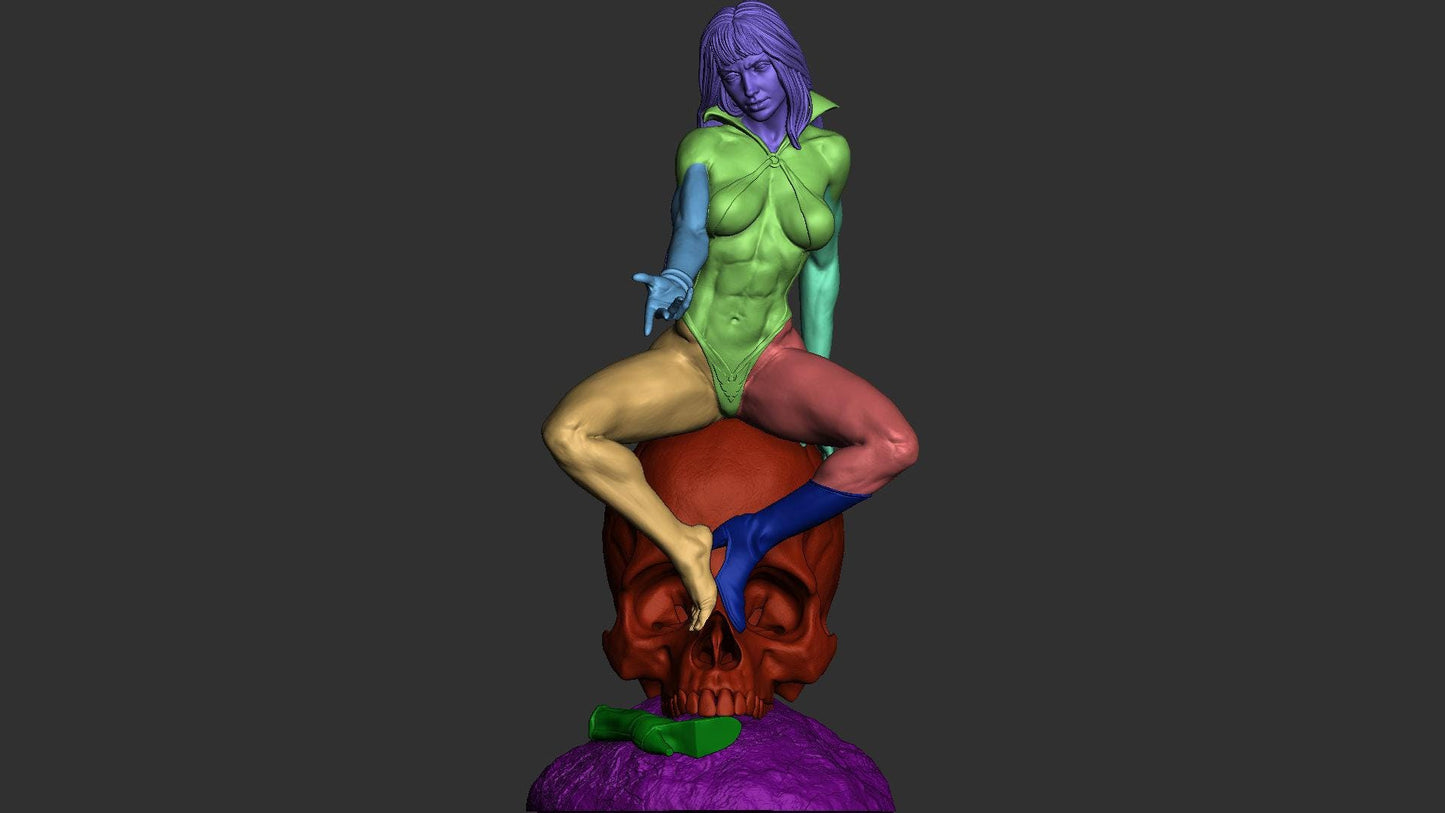 Queen of the Vampires: Vampirella 3D Printed Collectible Statue – Iconic Figure for Fans