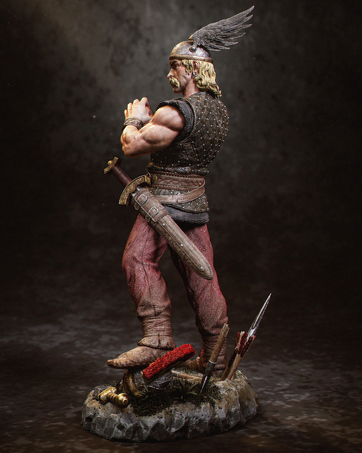 Asterix the Gaul NSFW 3D Printed Statue – Mature Comic Book Legend Resin Collectible, Made to Order for Adult Collectors