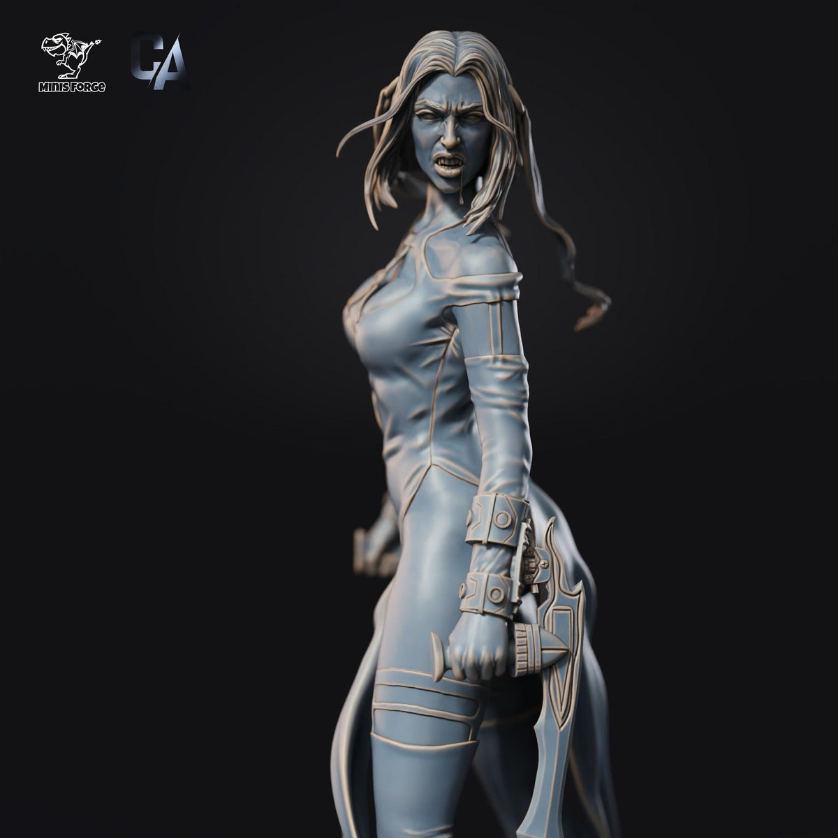 BloodRayne NSFW 3D Printed Statue – Mature Horror Resin Collectible, Made to Order for Adult Collectors and Hobbyists