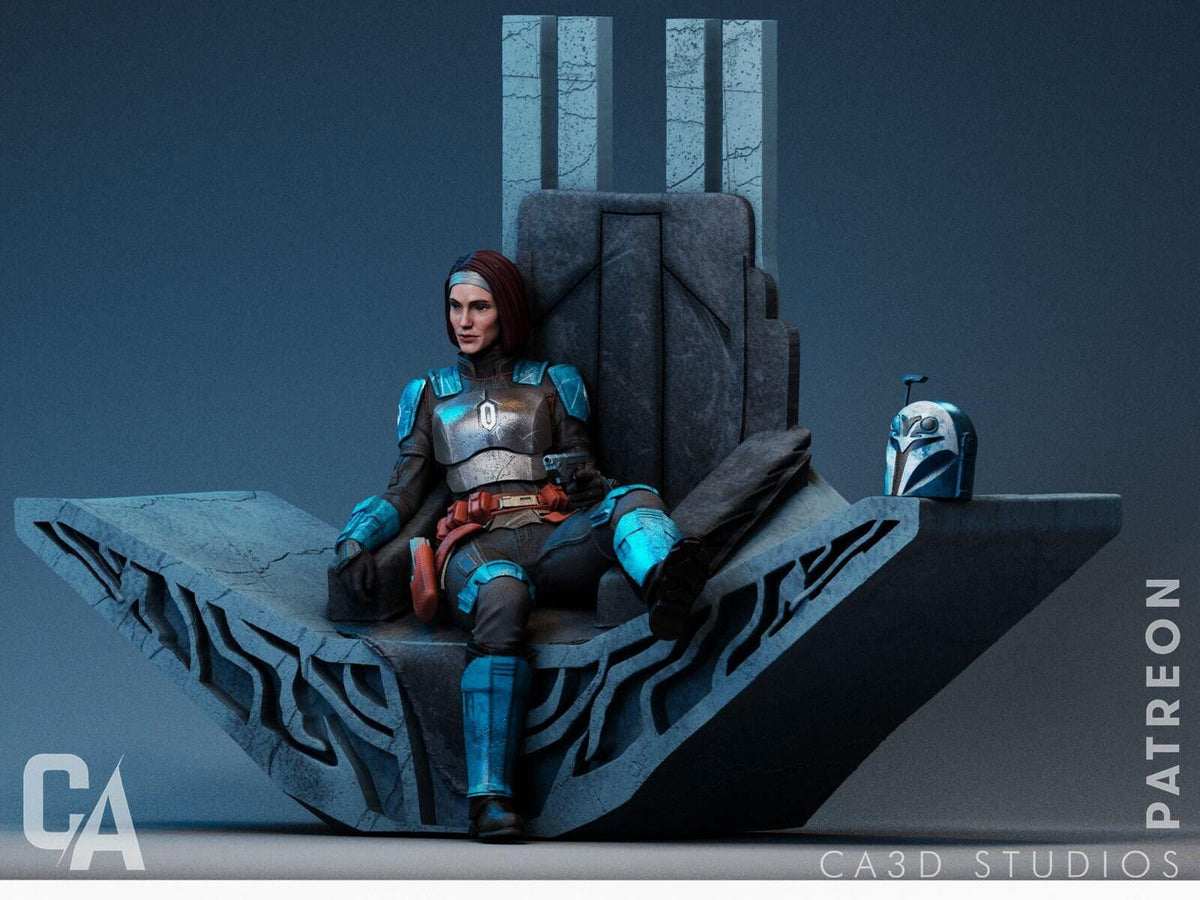 Kryze of Mandalore NSFW 3D Printed Statue – Mature Sci-Fi Resin Collectible, Made to Order for Adult Collectors & Fans